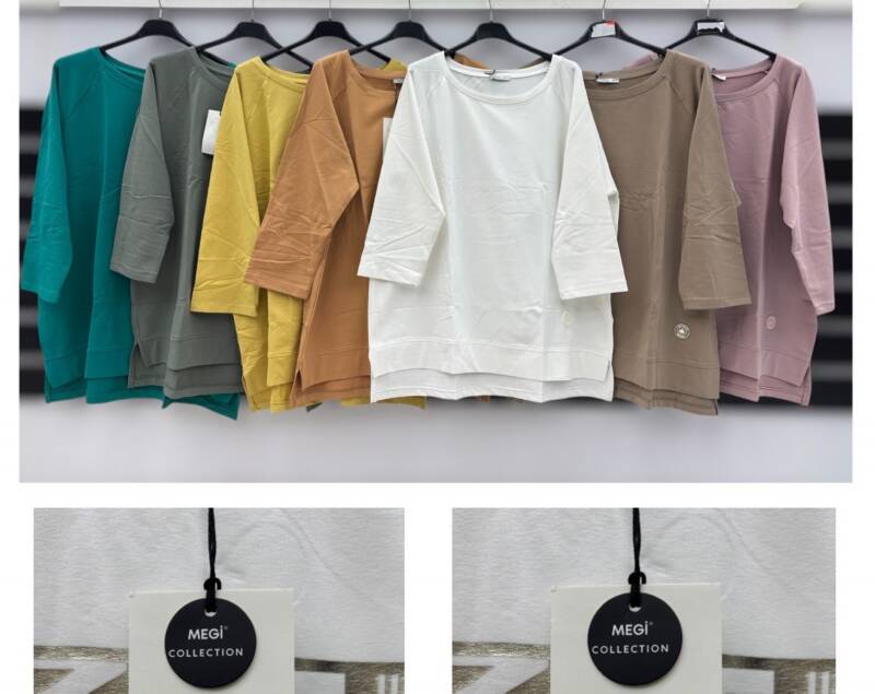 Bluzki damskie Roz S-XL, Mix Kolor Paczka 12 szt